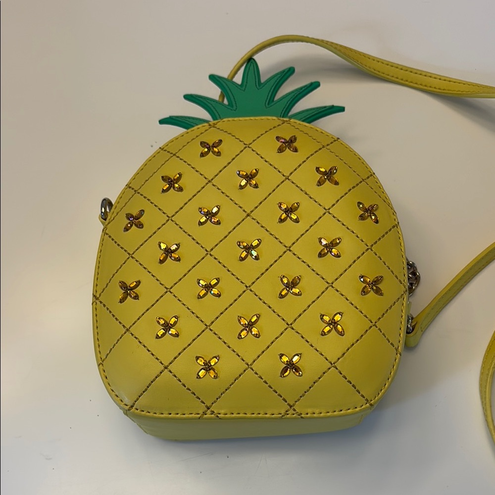 Yellow Pineapple Crossbody Bag